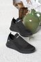 Casual Unisex Black Sneaker Slip-on Breathable Lightweight Walking Laceless Flexible Sports Shoes 041f - 5