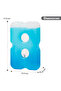Eazy Kids - Ice Packs for Lunch bags - Set of 4 - White - 6