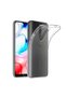 Redmi 8 Compatible Clear Silicone Case - Flexible Full Protection Cover with Camera Protection