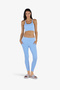 Women’s Light Blue Activewear High-Support Padded Criss-Cross Sports Bra | Recycled Fabric | - 5