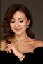 Turquoise Glow Choker Necklace-Bracelet Set - 4