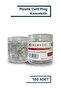 100 قطعة الجيل الجديد (مثقب، نهاية مفتوحة) Cat6 EZ RJ45 موصل UTP جاك