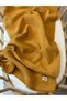 Muslin Blanket Mustard Yellow Organic 100% Cotton 2 Layer Muslin Baby Blanket & Coverlet 100 X 100 cm - 3