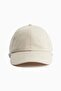Linen-blend cap