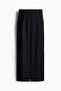 Wide twill trousers