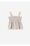 Girl's Strappy Blouse Green 6033 - 2
