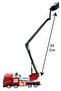 Fire Department Toy, Unbreakable Plastic Ladder, Sliding Fire Truck, 17 Cm, 2-Way. - 3