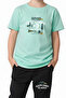 Explore Printed Boy's Double Pocket Bottom-Top Set - 5