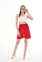Women's Rope Detailed Sofia Linen Shorts 250007   - - 5