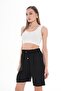 Women's Rope Detailed Sofia Linen Shorts 250007   - - 4