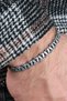 Men's Hematite Color Non-Tarnish Metal Design Sporty Stylish Bracelet