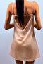 Satin Nightgown with Lace Detail - 3