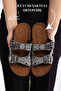 Pien Double Buckle Stylish Daily Full Orthopedic Slippers
