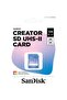 Creator 128Gb Sdsdxep-128G-Gncis - 280Mb/S Uhs-Ii 6K-4K Uhd V60 Memory Card - 3