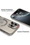 Magnetic Case for iPhone 16 Pro Max with Camera Lens Protector, MagSafe, Natural Titanium - 3