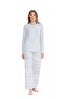 17096 Women's Gray Long Sleeve Placket Pajamas Set