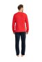 U.S. Polo Assn. Men's Long Sleeve Round Neck Combed Cotton Tracksuit Pajama Set S25828 - 3