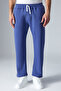 Wisconsin Men's Organic Fleece Fabric Dark Blue Sweatpants - 2