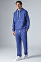 Wisconsin Men's Organic Fleece Fabric Dark Blue Sweatpants
