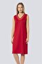 Women's Red Lace V-Neck Nightgown 3285