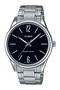 Silver Color Men's Wristwatch with Black Cord