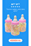 Droplet Model Buckle Band - Hair Braid Elastic Baby Bottle Inside 255 Hair Clips - 3