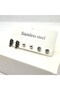 Stainless Steel (3 Pairs) Earring Set (Zircon Solitaire - Ball - Leaf) - 3