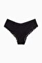 3-pack cotton and lace hipster briefs - 2