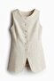 Linen suit waistcoat