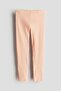Ribbed jersey leggings