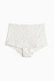 Pointelle shortie briefs