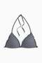 Push-up triangle bikini top