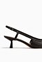 Braided slingback court shoes - 3