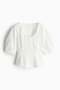 Scoop-neck blouse