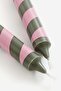 2-pack candy cane candles - 2