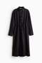 Linen shirt dress