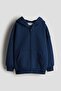Oversized zip-through hoodie