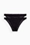 2-pack lace tanga briefs - 3