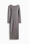 Glittery scoop-back dress