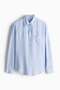 Linen-blend shirt
