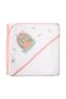 Loulou 100% Cotton - Embroidered Baby Towel Swaddle - 80x80cm - 6