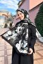 شال فريش - نمط أرمونيا - EM008-14 - أسود، رمادي - 2