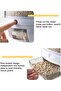 6-Grid 360° Rotating Cereal & Grain Dispenser, Airtight Storage with One-Click Output - 2