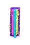 Kids Lilac Turquoise Ice Cream and Anime Pattern Three Compartment Pencil Bag 22089 - 2