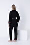 Front Tie-Detail Wide Collar Maternity and Postpartum Pajama Set - 4