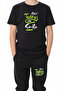 Today Printed Boy's Short Sleeve Double Pocket Bottom-Top Suit - 5