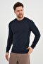 Crew Neck Jacquard Sweater (E20-511402) - 4