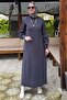 Yağmur Knitwear Dress Anthracite - 6