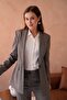 Single Button Classic Suit Light Brown - 5