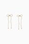 Bow-shaped earrings